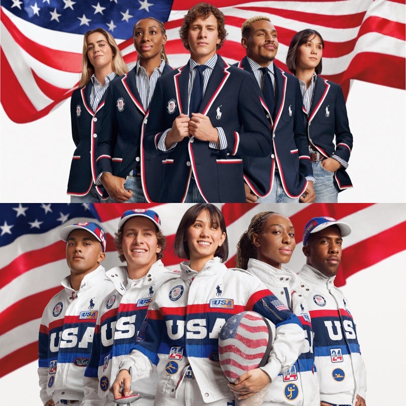 team usa, ralph lauren, olympics, paris, ralph lauren unveils team usa’s olympic uniforms - but critics say they’re more fitting for nascar